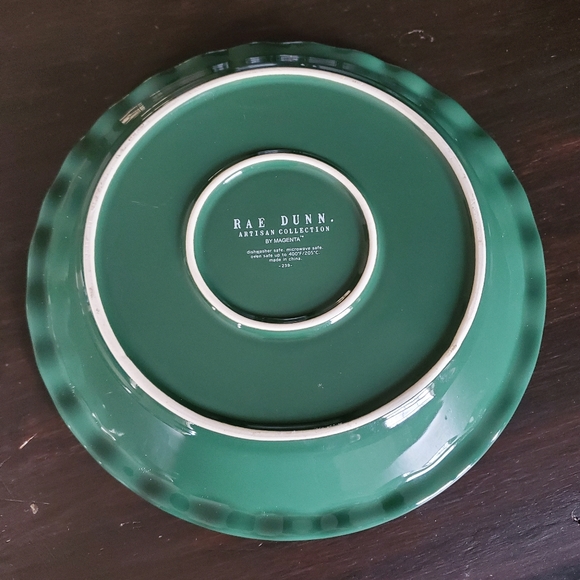 Rae Dunn jungle bells pie plate - Picture 2 of 2